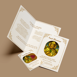 Saint Patrick (Patron of Ireland) - Prayer Cloth Card