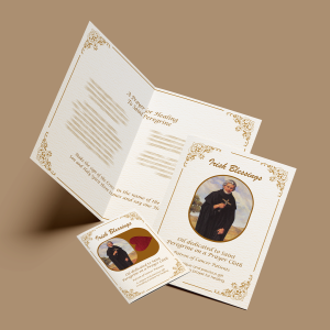 Saint Peregrine (Patron of Cancer Patients) - Prayer Cloth Card