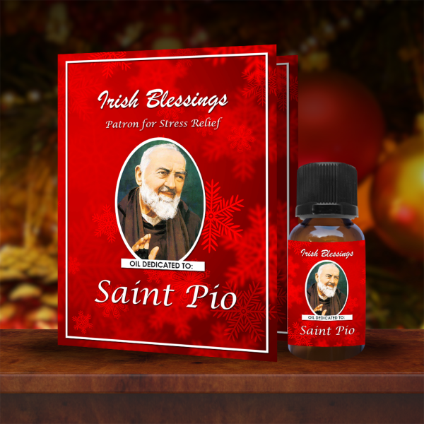 St Pio (Patron for Stress Relief) - Christmas Oil