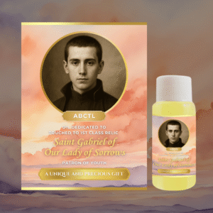St Gabriel of Our Lady of Sorrows - Relic Oil