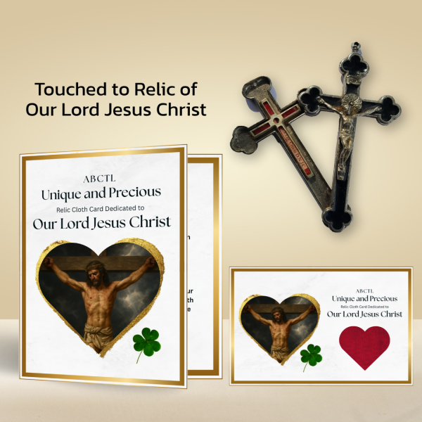 Our Lord Jesus Christ - Relic Cloth Card